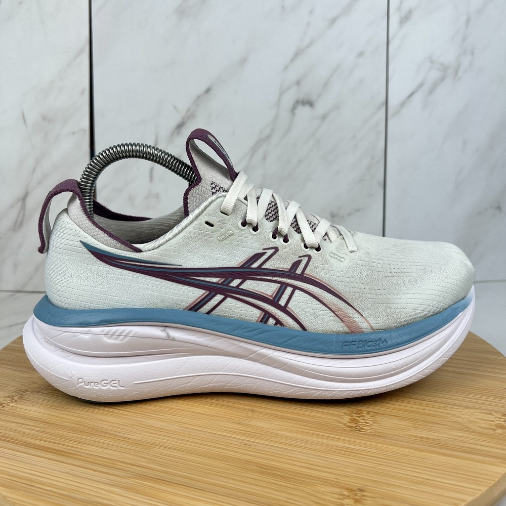 Asics Gel Nimbus 28 Womens Size 8 Arctic Blue Purple Running Walk Shoes 1012B899